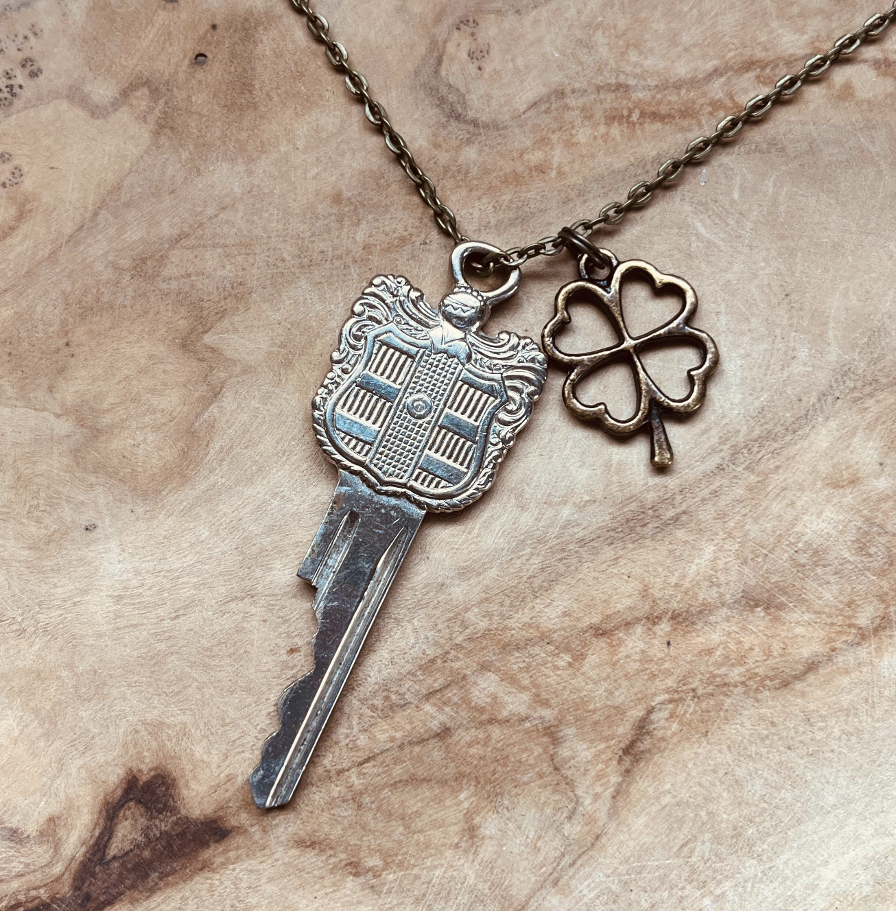 Vintage Dodge Key Necklace or Keychain, Upcycled Car Key Jewelry, Dodge Charger Challenger Dart Ram Accessory, Custom Chain & Charm Options