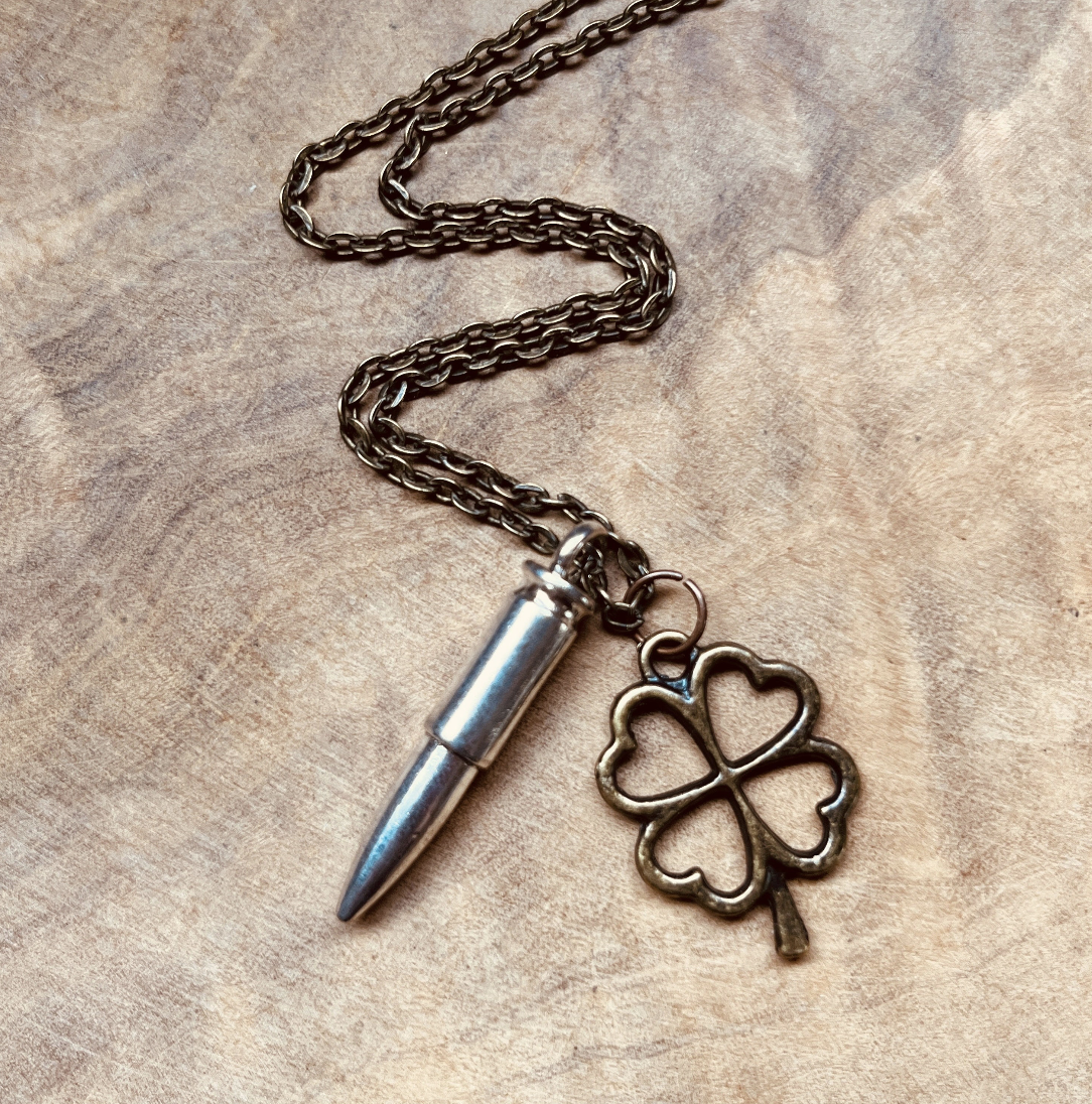 Bullet Necklace, Ammo Necklace, Bullet Charm, Gun Jewelry, Bullet Pendant, Gun Girl Jewelry, Country Girl Necklace, Rifle Jewelry, Shooting Sports Jewelry, Silver Bullet Necklace