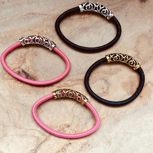 Hair Tie Bracelet, Elastic Bracelet Hair Tie, Stretch Hair Tie Bracelet, Cute Hair Accessories, Everyday Jewelry Bracelet