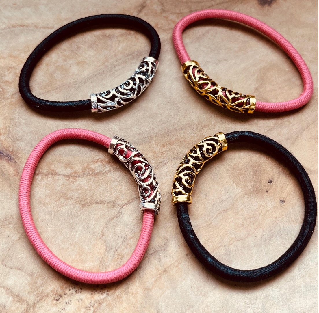 Hair Tie Bracelet, Elastic Bracelet Hair Tie, Stretch Hair Tie Bracelet, Cute Hair Accessories, Everyday Jewelry Bracelet