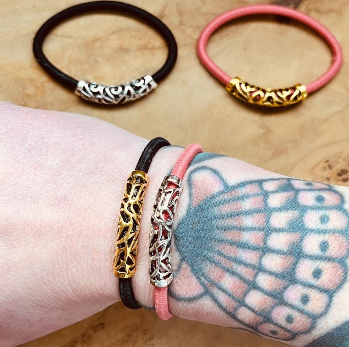 Hair Tie Bracelet, Elastic Bracelet Hair Tie, Stretch Hair Tie Bracelet, Cute Hair Accessories, Everyday Jewelry Bracelet