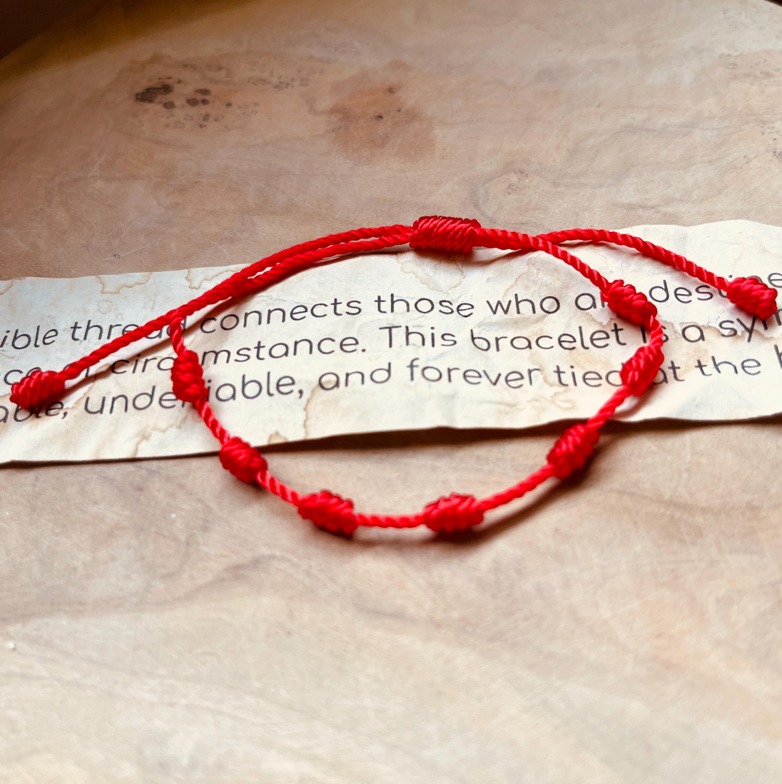 Red String of Fate Bracelet, Invisible Thread Bracelet, Soulmate Destiny Bracelet, Adjustable Red String Bracelet Gift