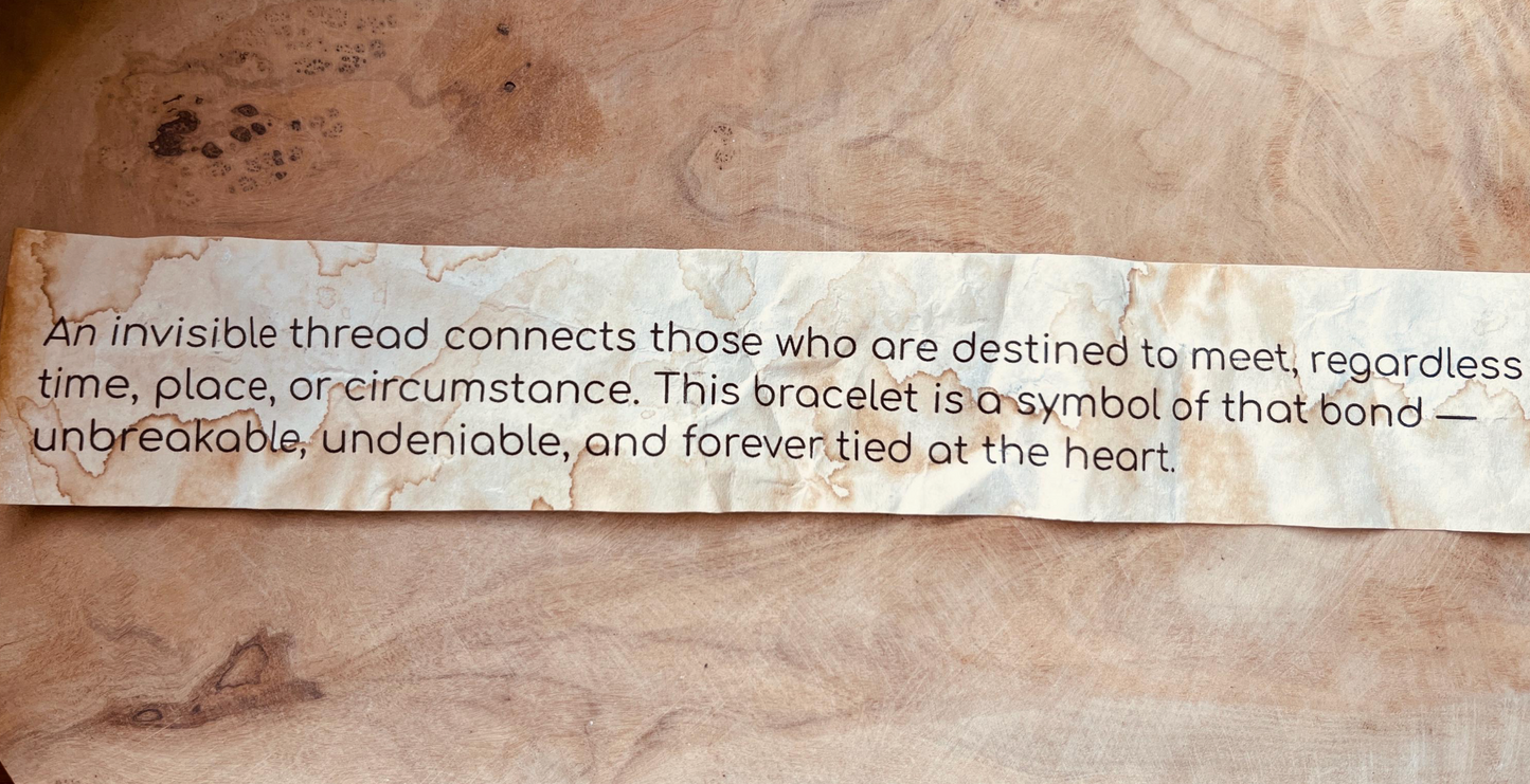 Red String of Fate Bracelet, Invisible Thread Bracelet, Soulmate Destiny Bracelet, Adjustable Red String Bracelet Gift