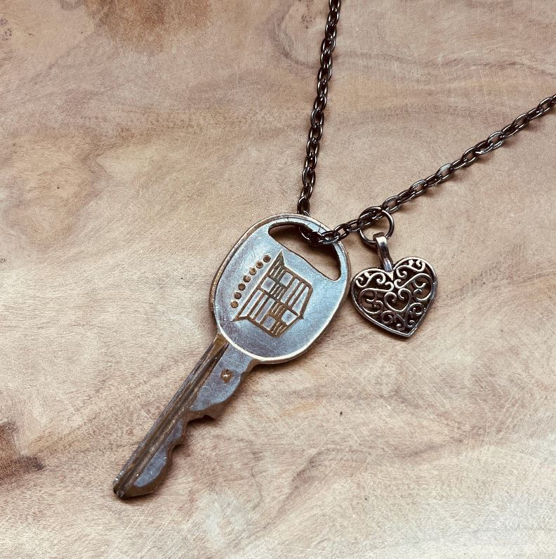 Vintage Cadillac Key Necklace, DeVille, Escalade, Eldorado, Fleetwood, Seville, Classic Cadillac Keychain Jewelry (Copy)