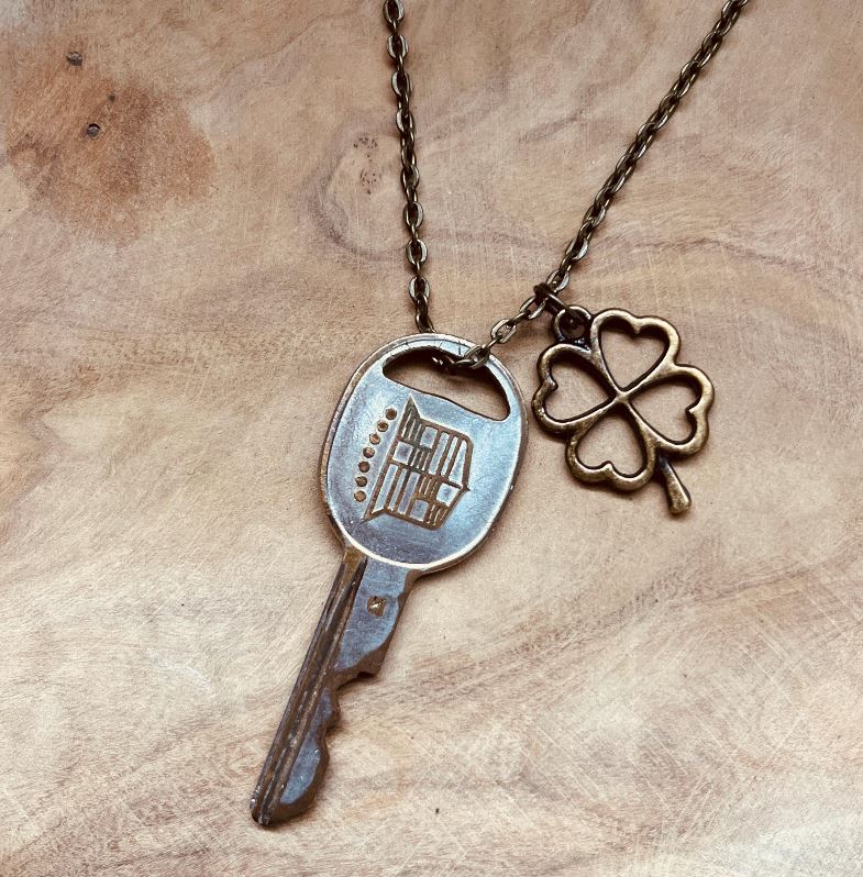 Vintage Cadillac Key Necklace, DeVille, Escalade, Eldorado, Fleetwood, Seville, Classic Cadillac Keychain Jewelry (Copy)